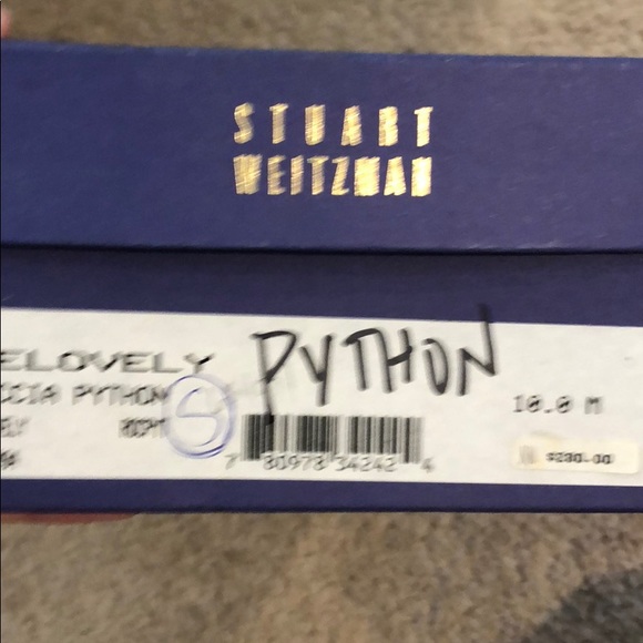 Python strappy heels- like new! - Picture 6 of 7